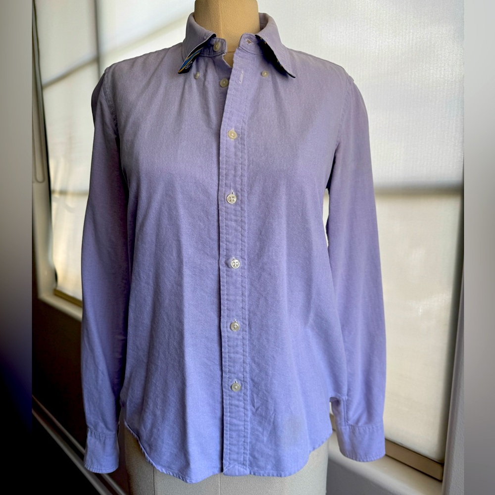 Original Vintage Rugby Ralph Lauren Oxford Button Down in Purple